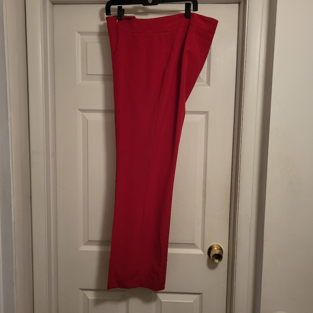 Signature, by Larry Levine , pants red
